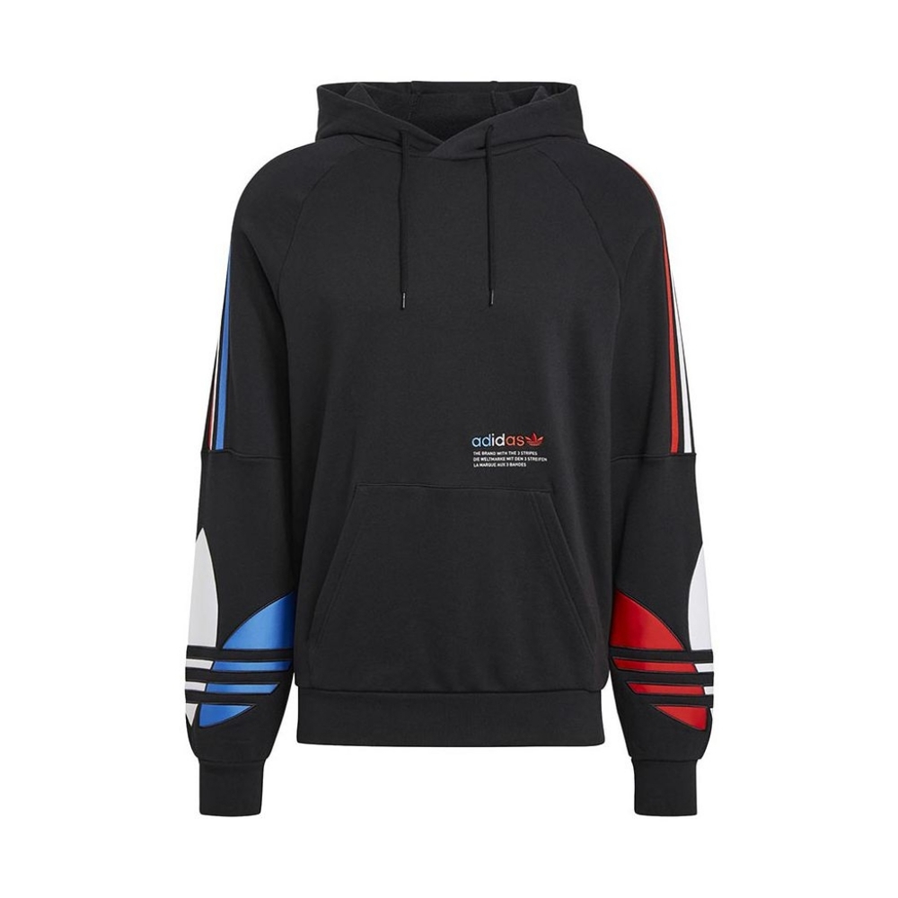 Adidas Originals Tricolor Hoodie Men Black